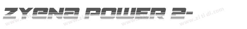 ZYENA Power 2字体转换